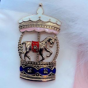 Child’s Fairy Tale Carousel Brooch